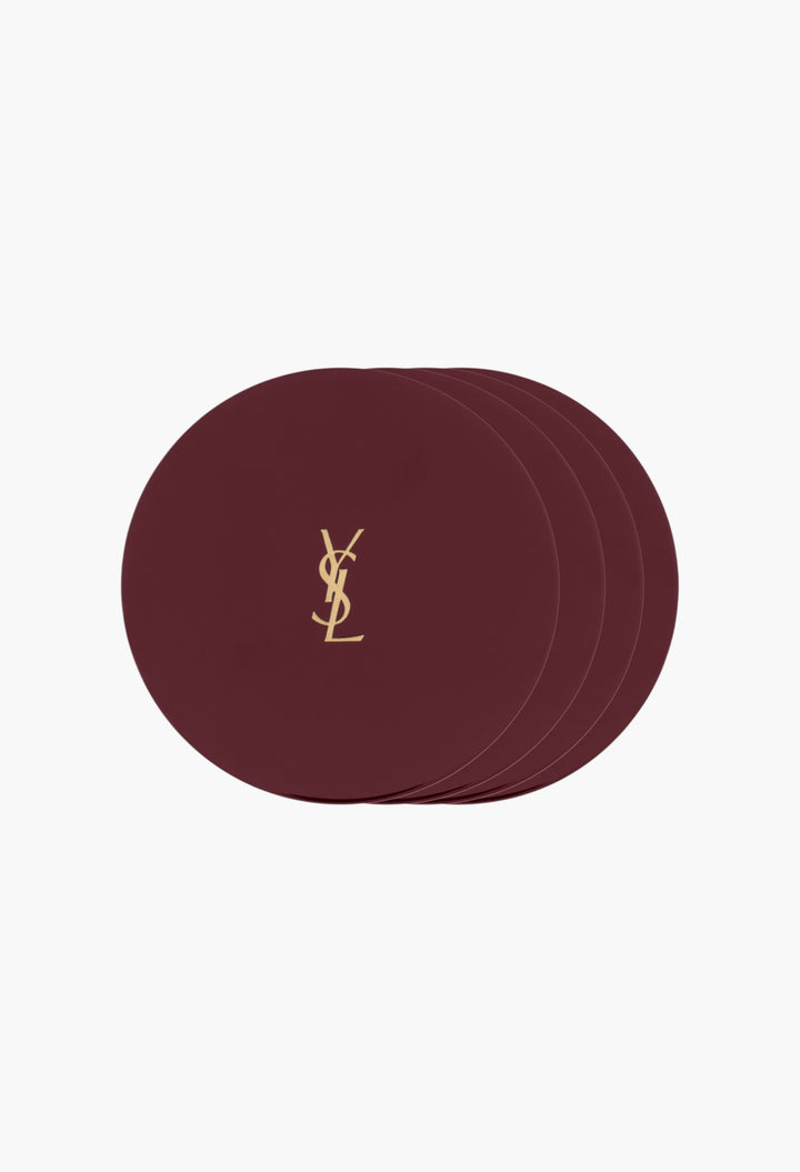 Cassandre Coasters In Lacquered Wood - GLAM MODA