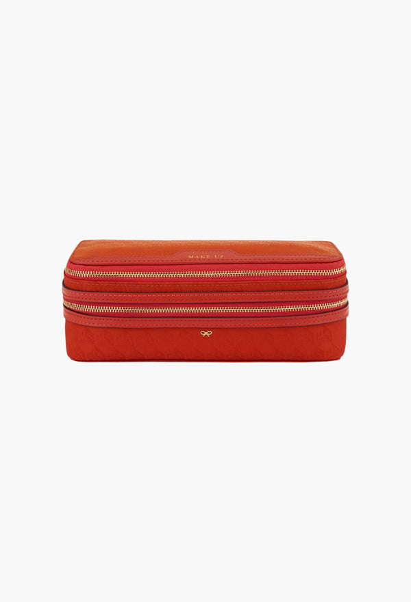 Make-Up Logo-Jacquard Nylon Pouch