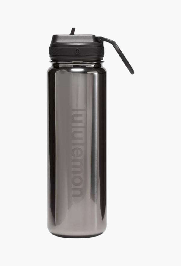 Dark/Black - Back to Life Sport Bottle 24oz Shine