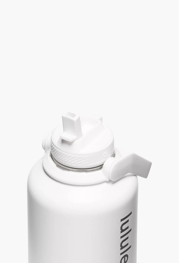 White - Back to Life Sport Bottle 64oz