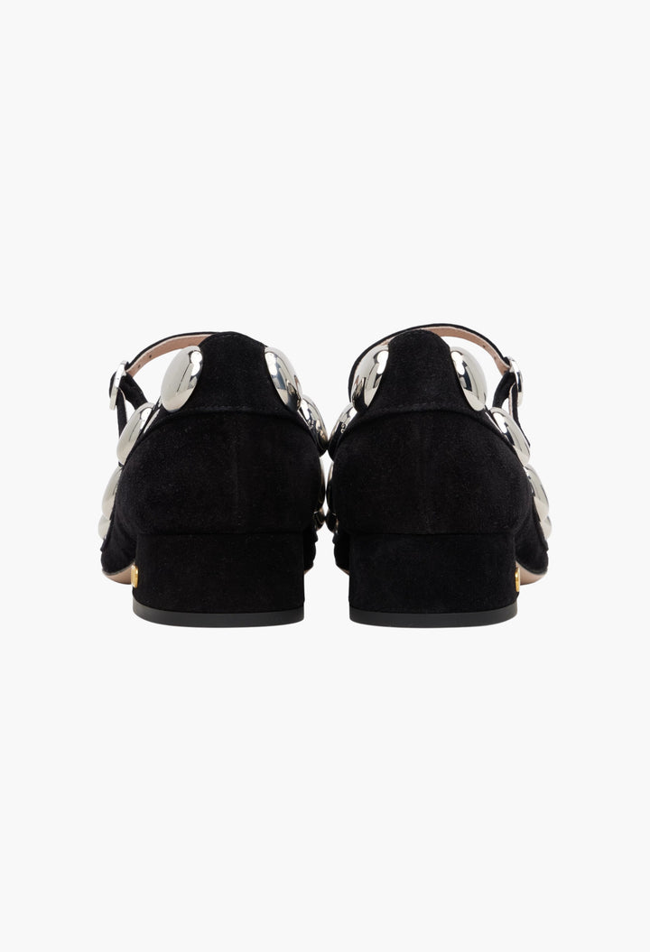 Black Nellcôte Mary-Jane Heels - GLAM MODA