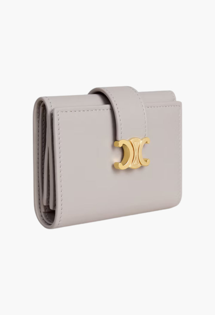 Fine Strap Wallet Nino In Supple Grained Calfskin - GLAM MODA