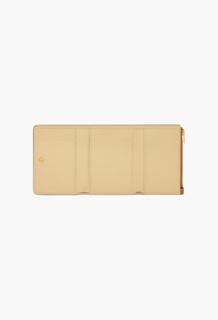 Fine Wallet In Supple Grained Calfskin - GLAM MODA