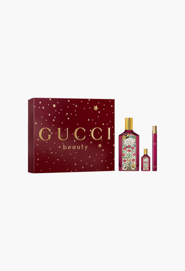 Gucci Flora Gorgeous Gardenia Intense Eau de Parfum Trio Gift Set