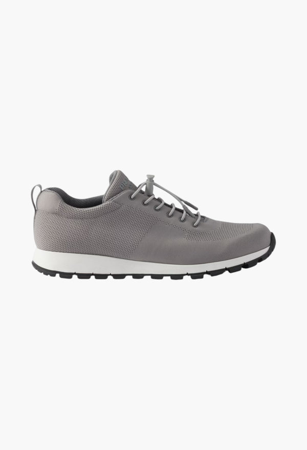 Cloudy Gray - Stretch Knit Sneakers