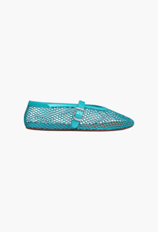 Amazonite - Ballet Flats In Fishnet