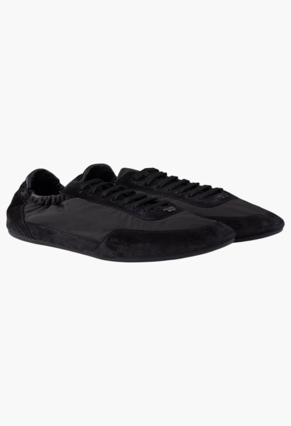 Black - Collapse Re-Nylon And Suede Sneakers