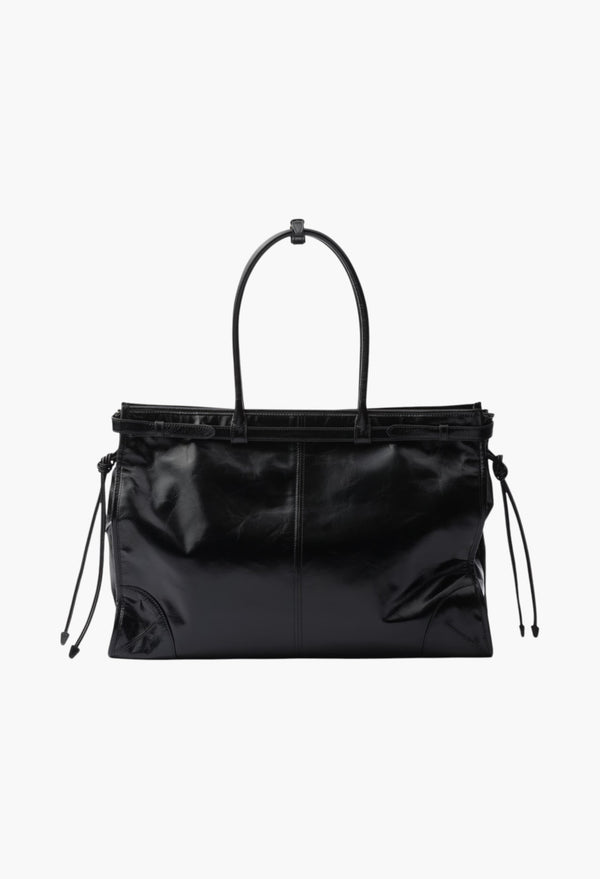 Black - Prada Bonnie Extra Large Leather Handbag