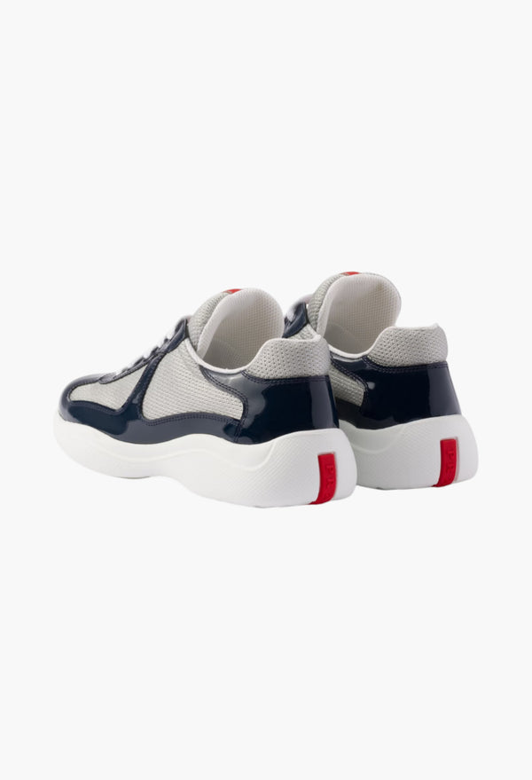 Royal Blue - Prada America's Cup Biker Fabric Sneakers