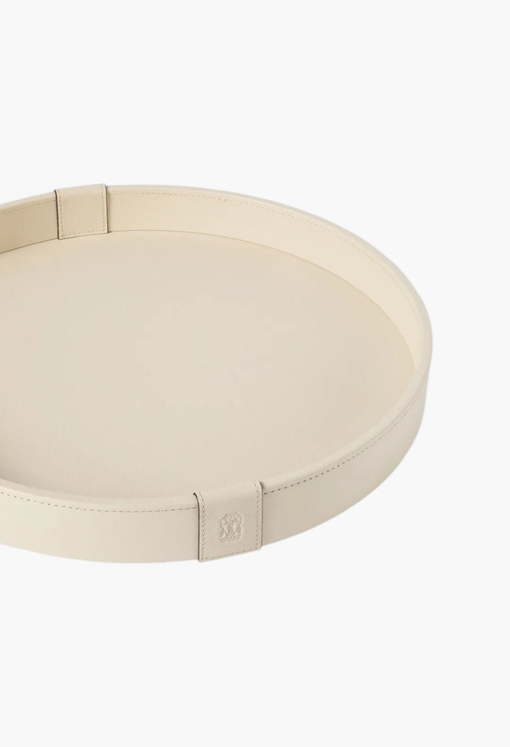 Wooden Tray With Leather Cover - GLAM MODA