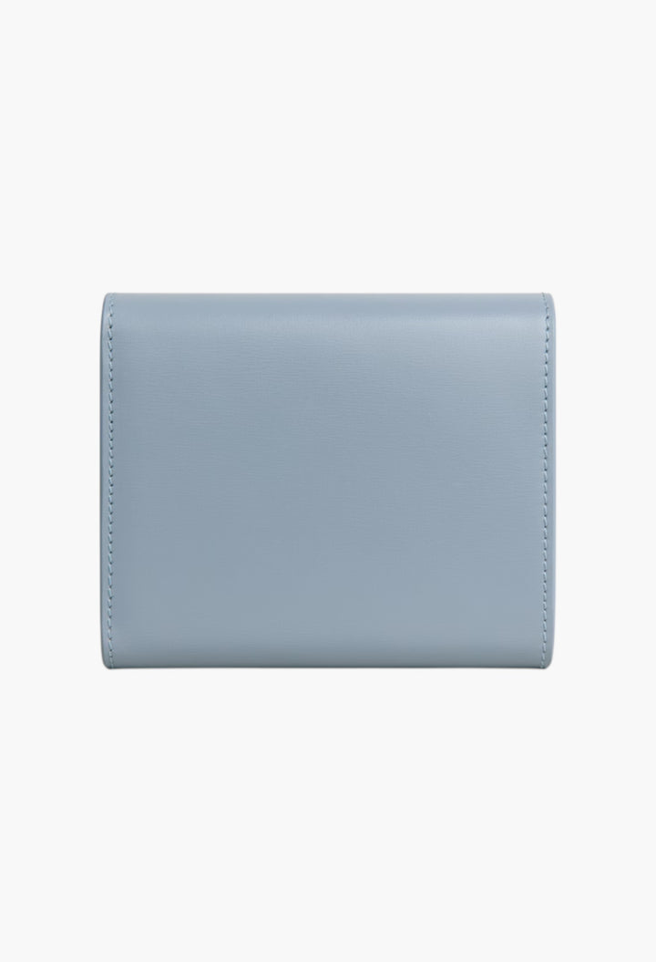 Small Flap Wallet Triomphe In Shiny Calfskin - GLAM MODA