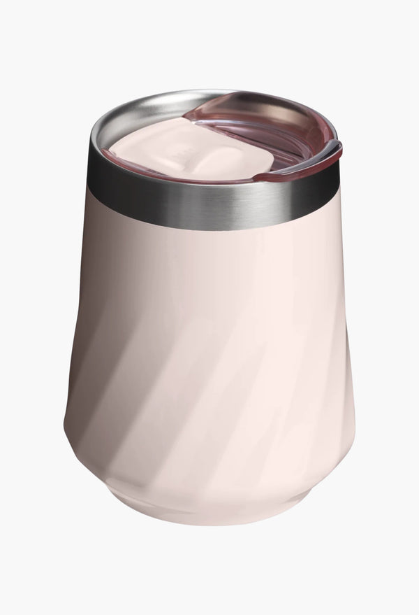 Rose Quartz Gloss - The Textured Reserve Wine Tumbler | 11 OZ