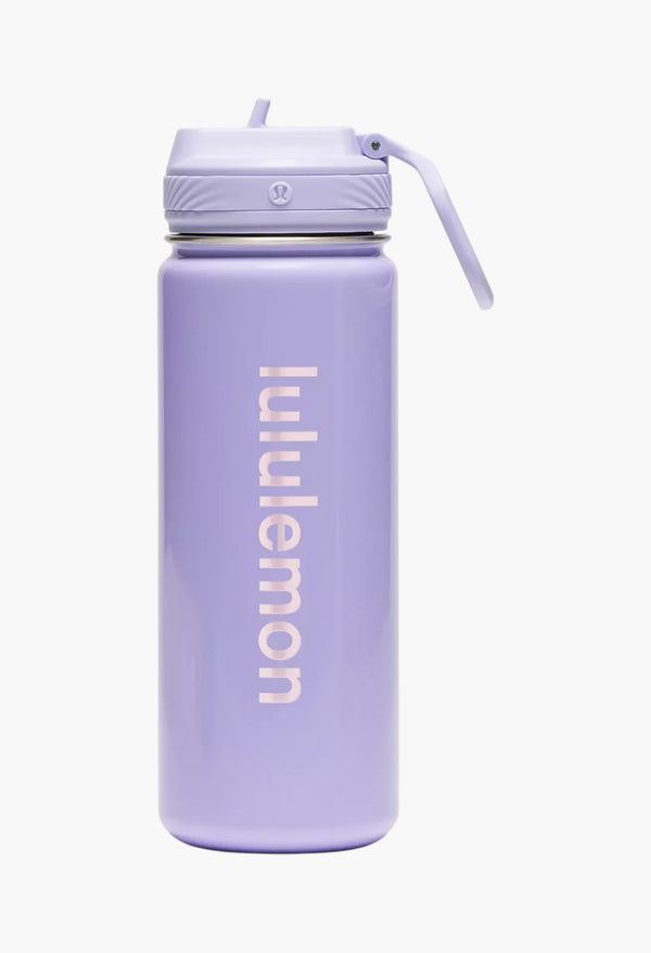 Lavender Frost/Pink Organza - Back to Life Sport Bottle 18oz Straw Lid Shine