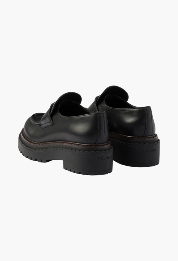 Black - Double Chocolate Leather Loafers