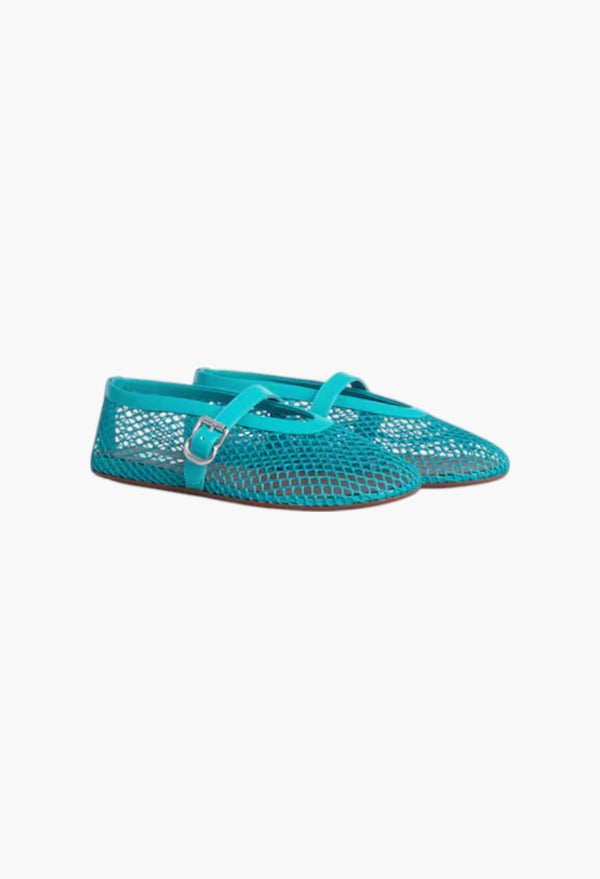 Amazonite - Ballet Flats In Fishnet