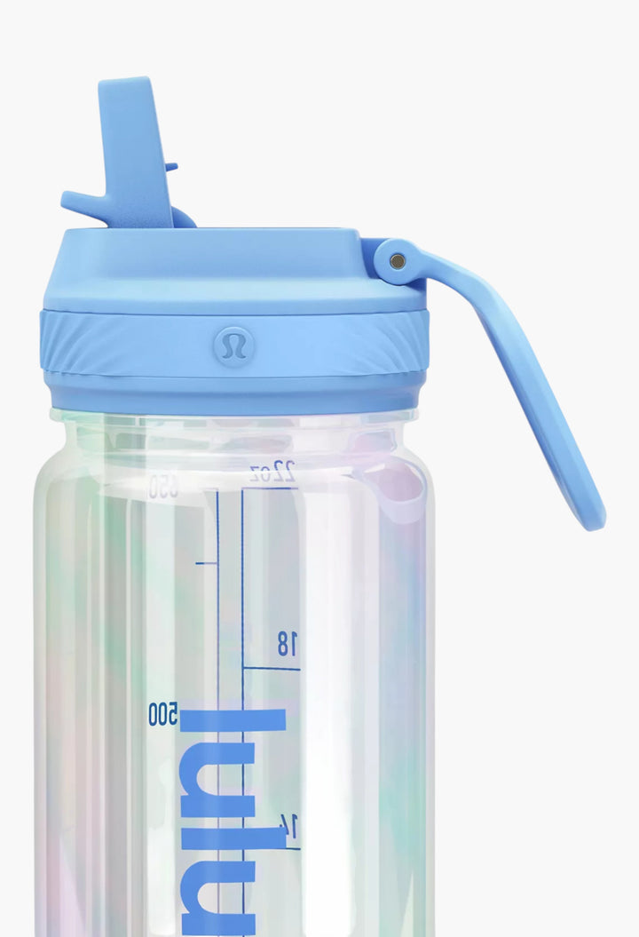 Back To Life Clear Bottle 24oz Straw Lid Iridescent - GLAM MODA