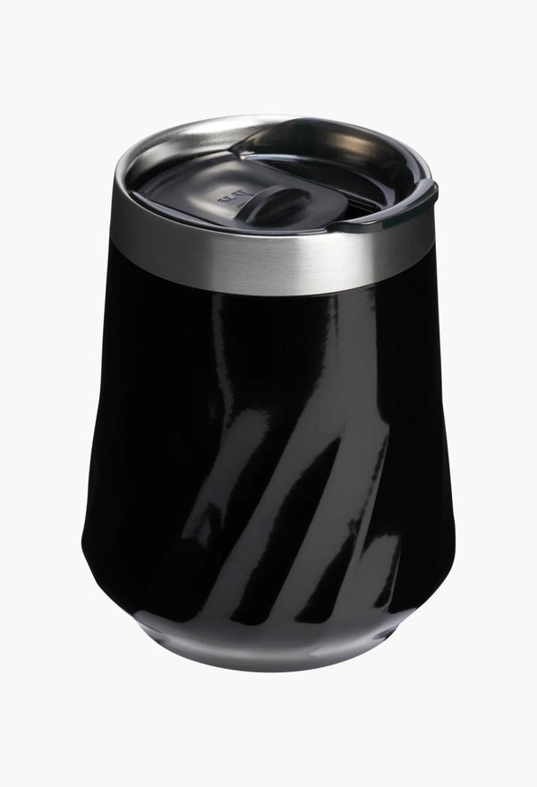 Black Gloss - The Textured Reserve Wine Tumbler | 11 OZ