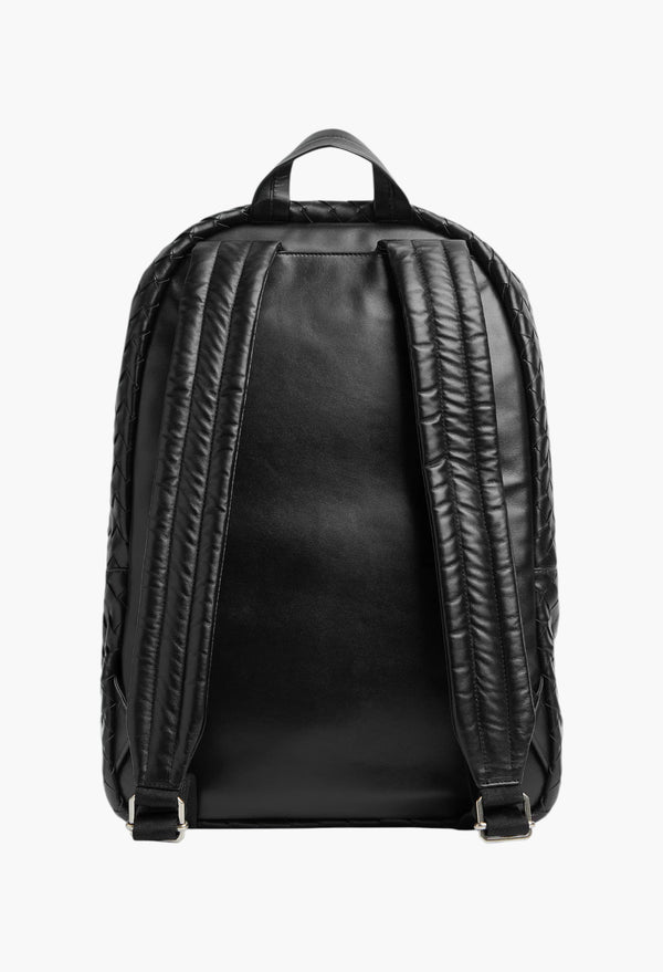 Unisex Medium Backpack in Intrecciato Leather