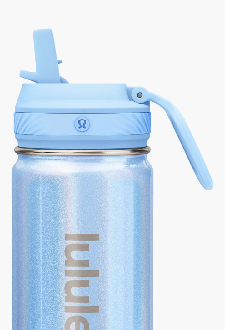 Back To Life Sport Bottle 18oz Straw Lid Iridescent - GLAM MODA