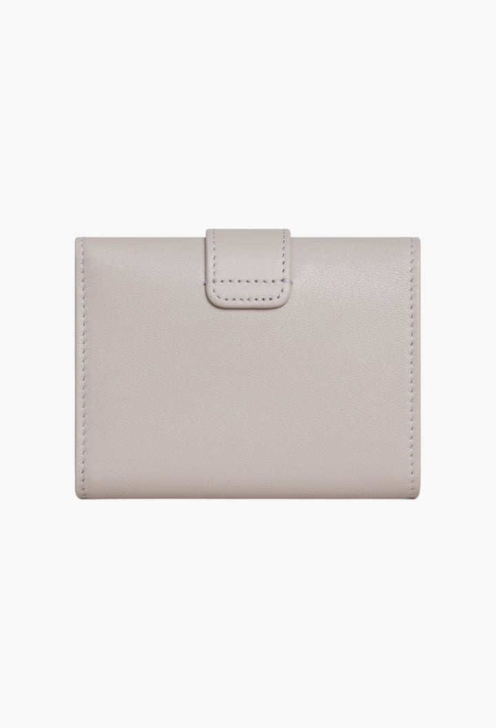 Fine Strap Wallet Nino In Supple Grained Calfskin - GLAM MODA