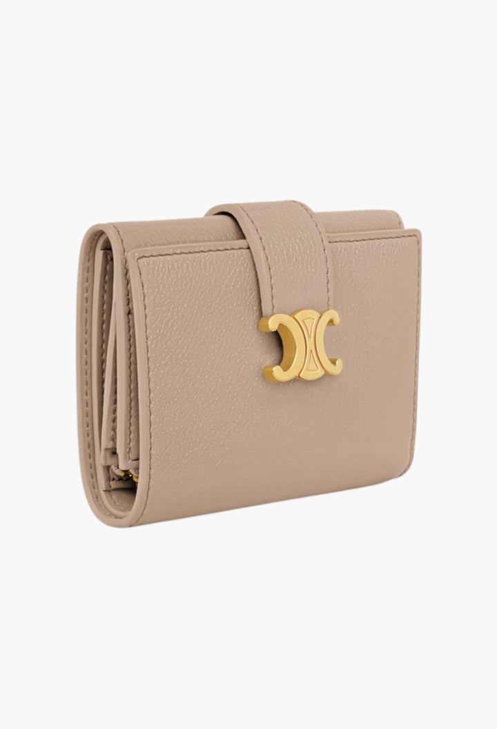 Fine Strap Wallet Nino In Supple Grained Calfskin - GLAM MODA