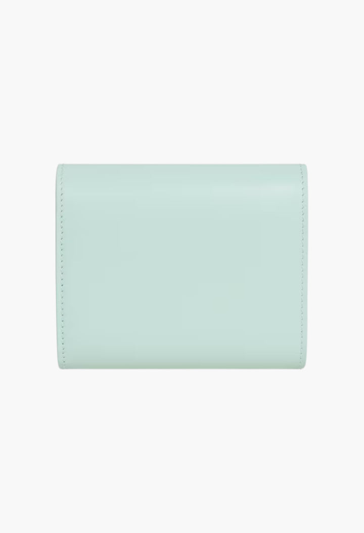 Small Flap Wallet Triomphe In Shiny Calfskin - GLAM MODA