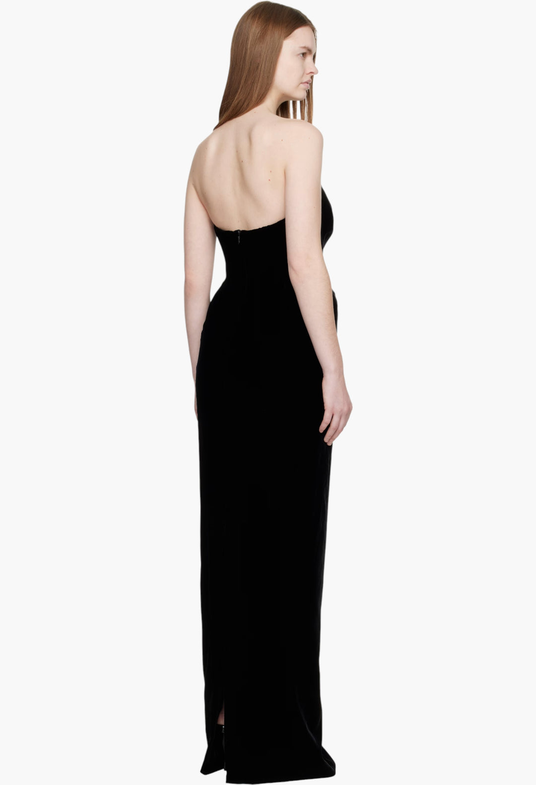 Black Lounge Velvet Maxi Dress - GLAM MODA