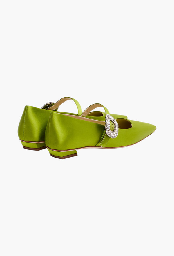 Belle Vivier 25 Satin Ballet Flats