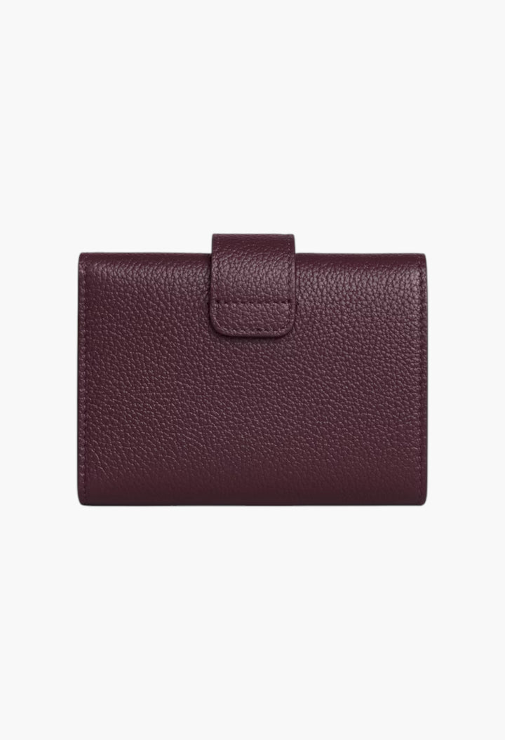 Fine Strap Wallet Nino In Supple Grained Calfskin - GLAM MODA