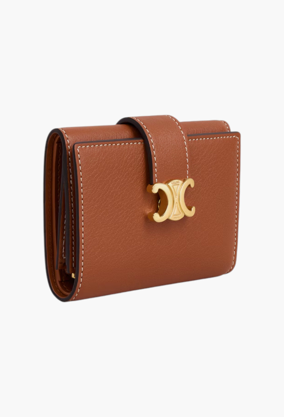 Fine Strap Wallet Nino In Supple Grained Calfskin - GLAM MODA