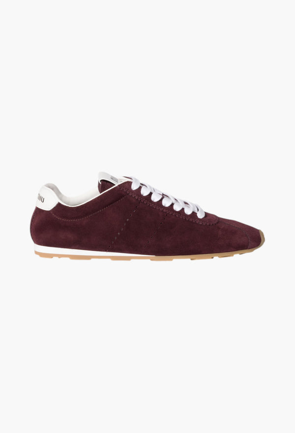 Burgundy - Plume Suede Sneakers