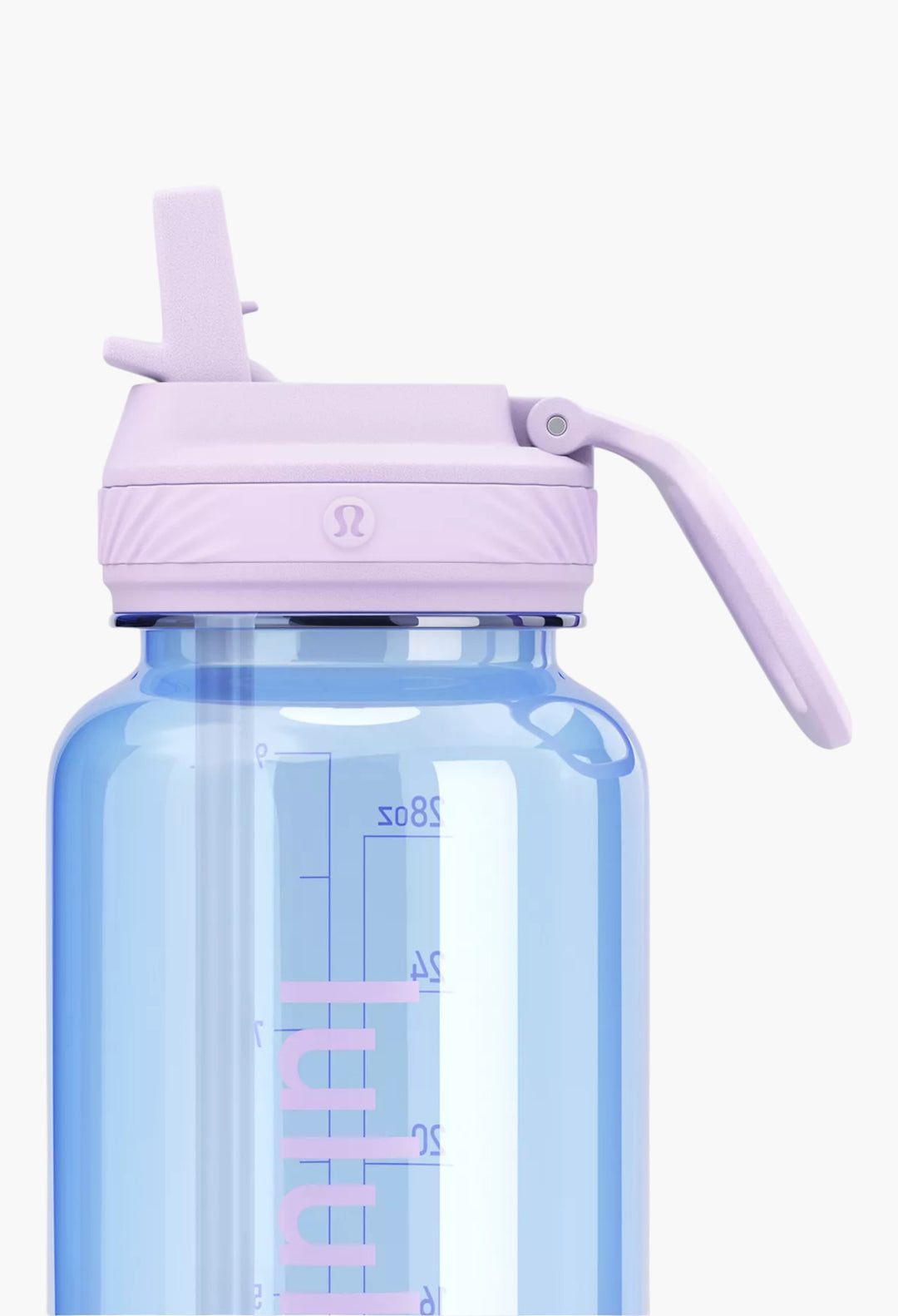 Back to Life Clear Bottle 32oz Straw Lid - GLAM MODA