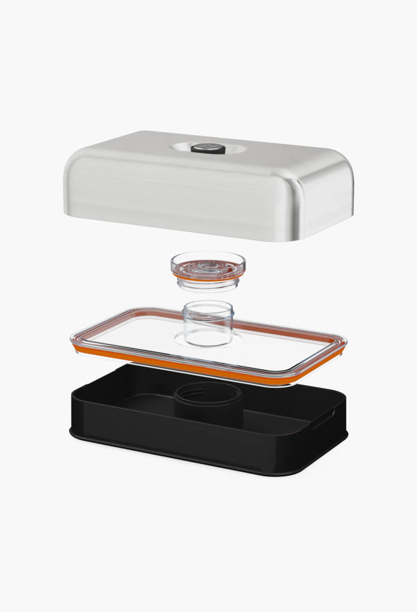 Lunch Box Brushed Steel