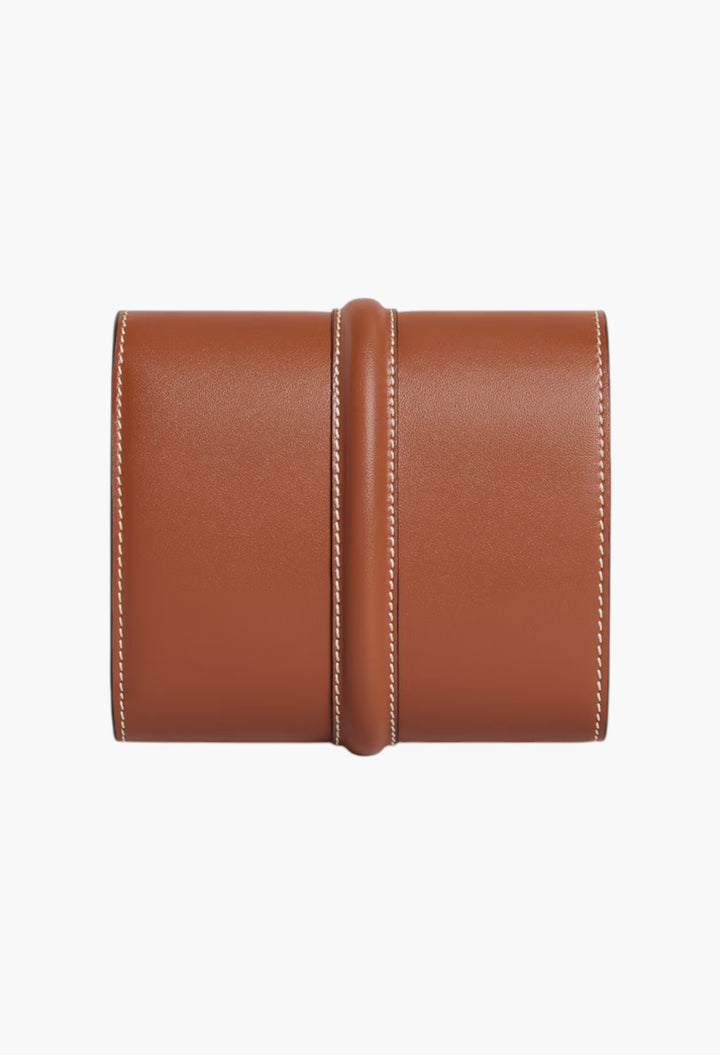 Small Trifold Wallet 16 In Satinated Calfskin - GLAM MODA