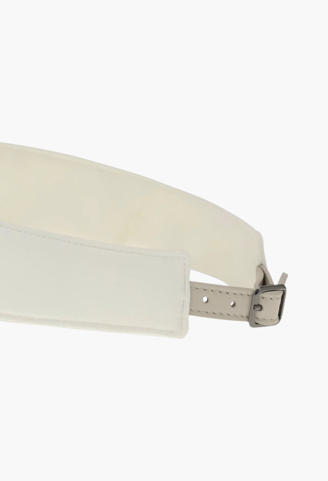 Nylon Visor With Shiny Band - GLAM MODA