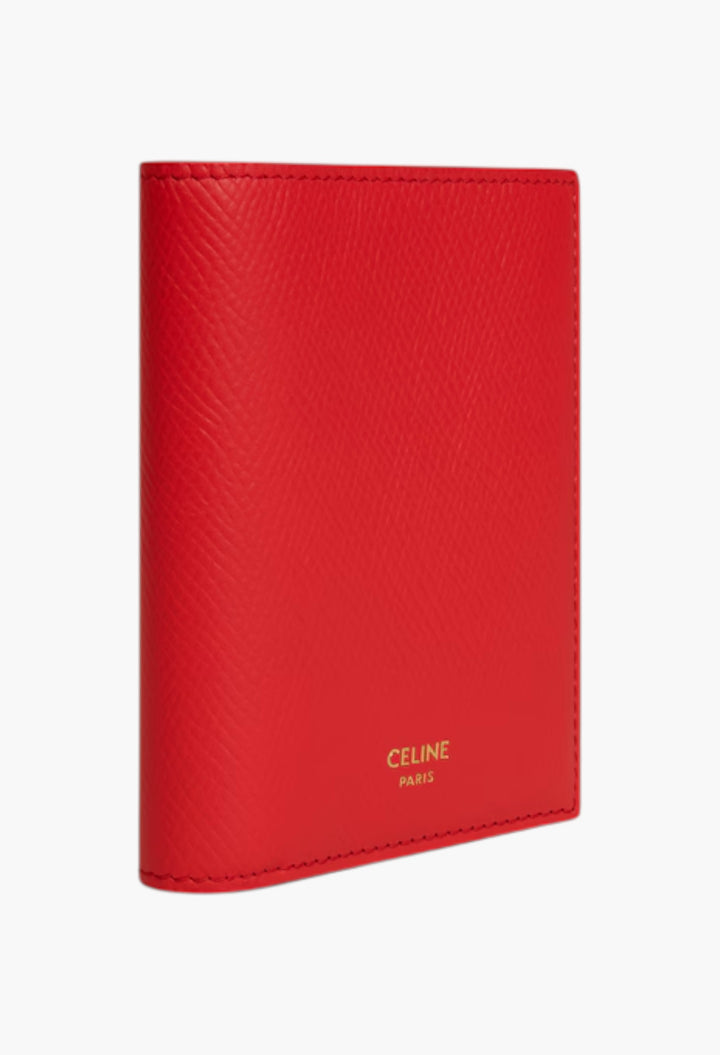 Compact Wallet Triomphe Charms In Grained Calfskin - GLAM MODA