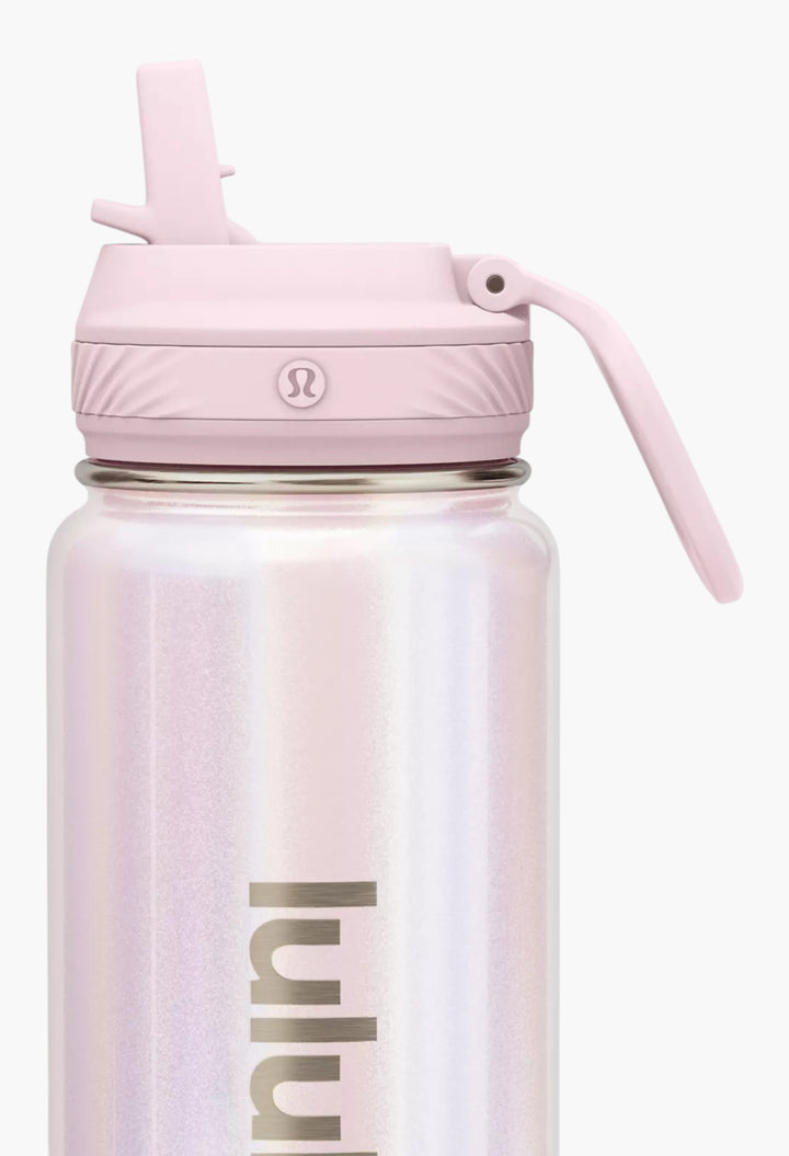 Back To Life Sport Bottle 24oz Straw Lid Iridescent - GLAM MODA