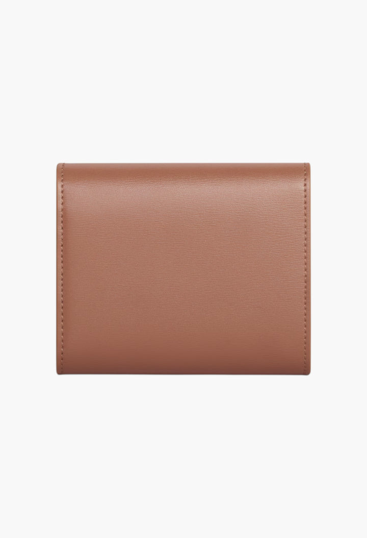 Small Flap Wallet Triomphe In Shiny Calfskin - GLAM MODA