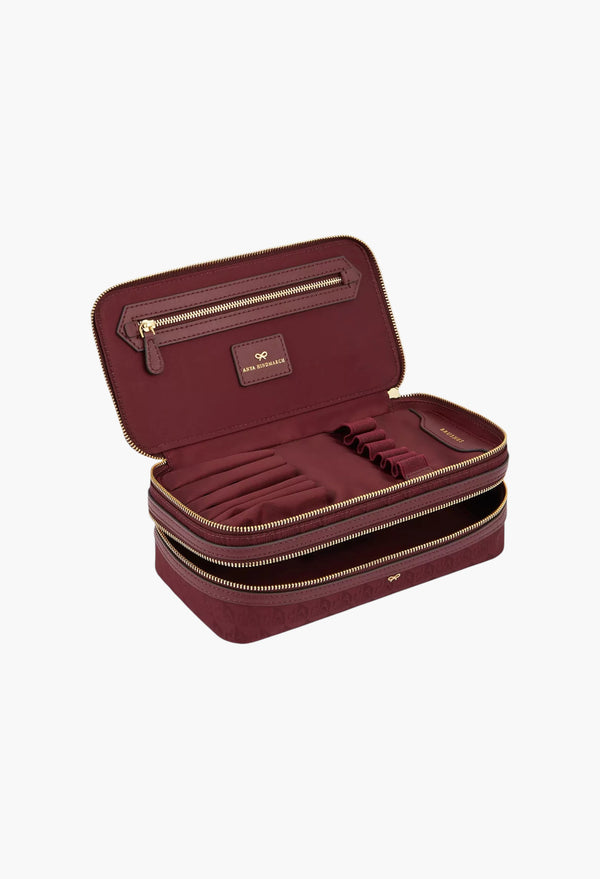 Make Up Logo-Branded Shell Makeup Bag