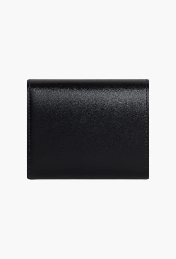 Small Flap Wallet Triomphe In Shiny Calfskin - GLAM MODA