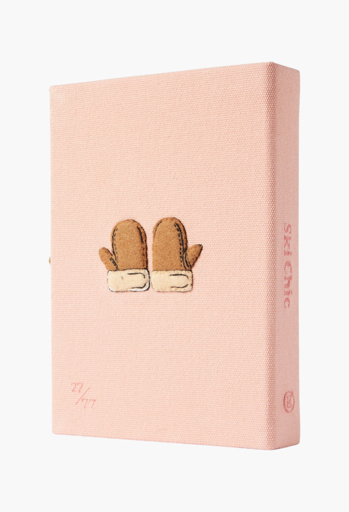 Ski Chic Embroidered Appliquéd Canvas Clutch - GLAM MODA