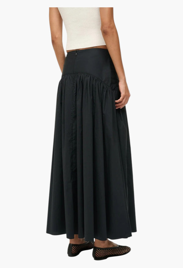 Black - Procida Linen Skirt Pop Sardines