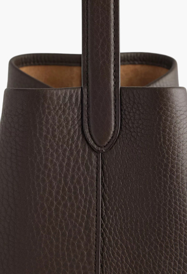 N/S Park Medium Leather Tote Bag