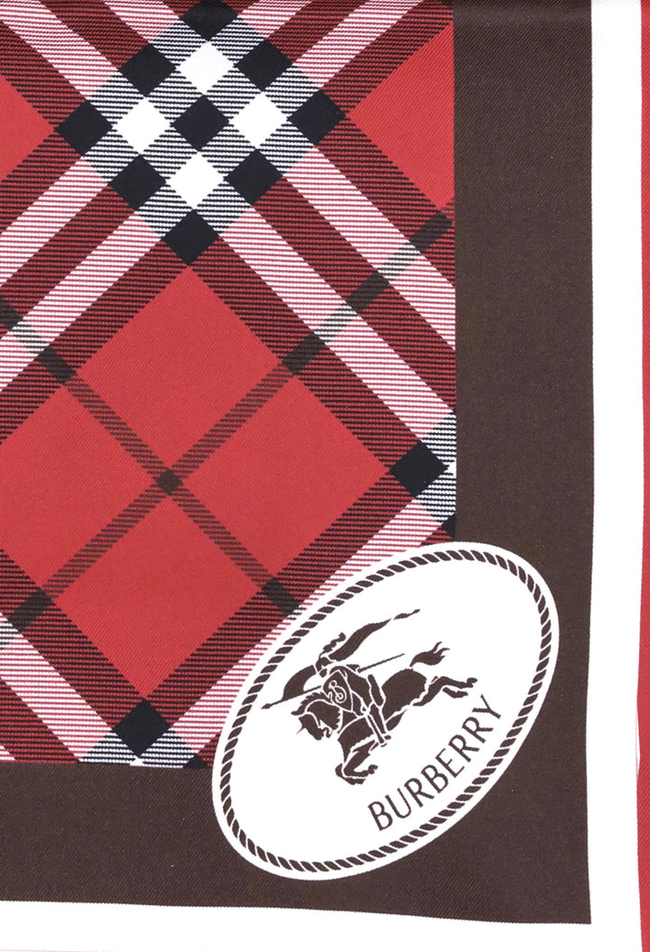 Silk Check Scarf - GLAM MODA