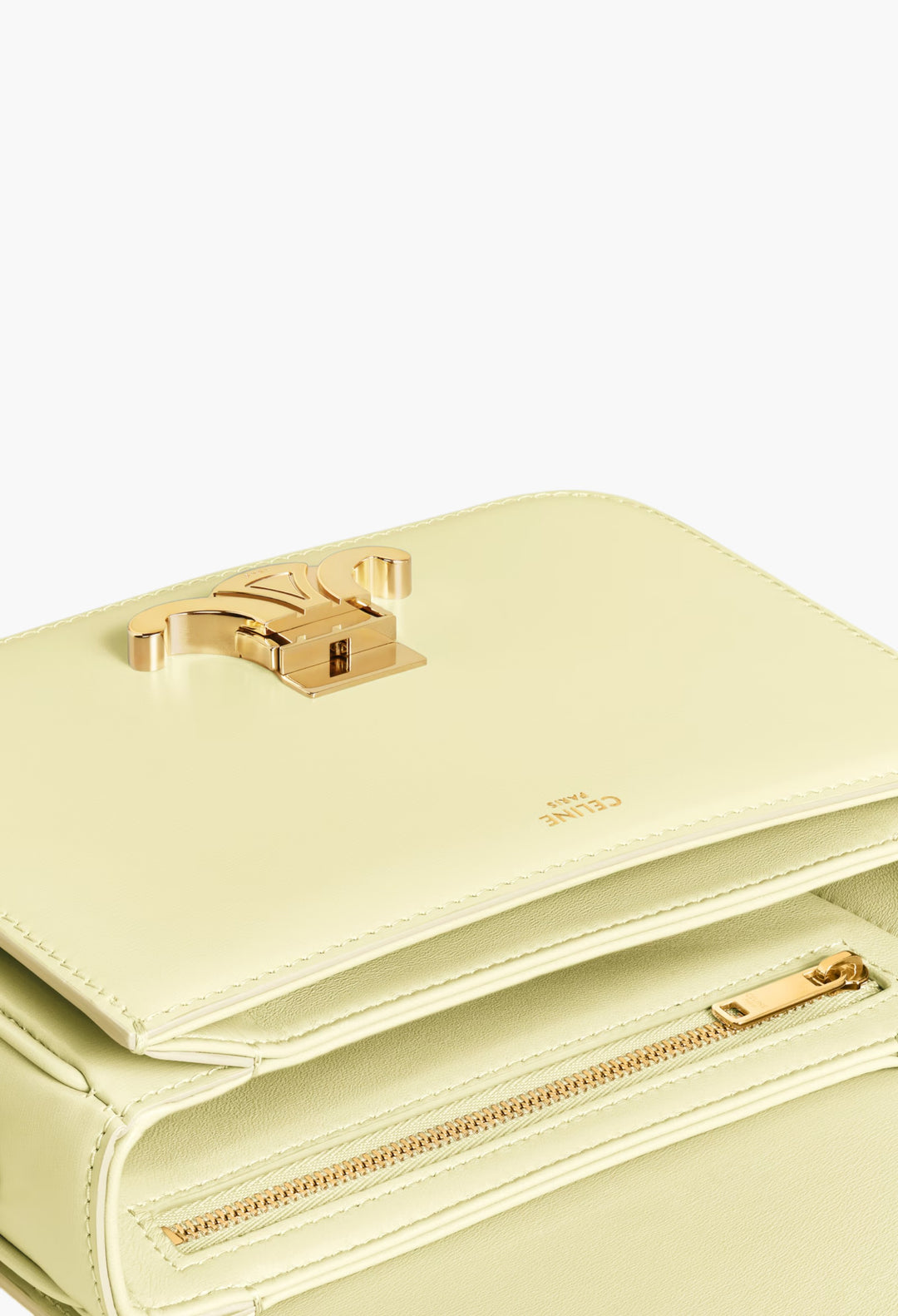 Teen Triomphe Bag In Shiny Calfskin - GLAM MODA