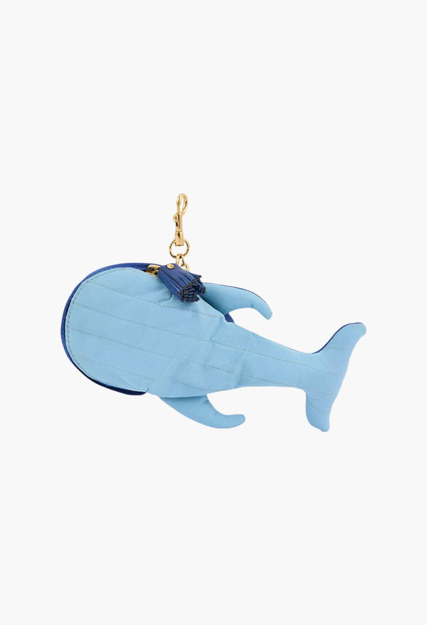 Whale Nylon Pouch Key Ring