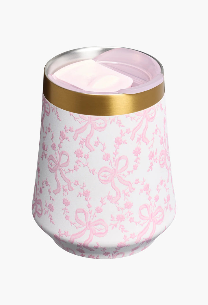 Stanley 1913 x LoveShackFancy Holiday The Reserve Wine Tumbler Set | 11 OZ (2-pack) - GLAM MODA