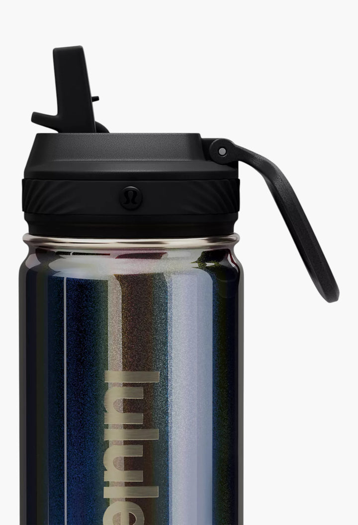 Back To Life Sport Bottle 18oz Straw Lid Iridescent - GLAM MODA