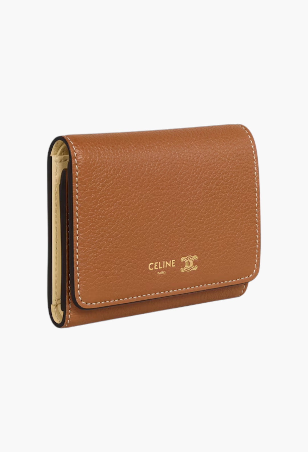 Fine Wallet In Supple Grained Calfskin - GLAM MODA