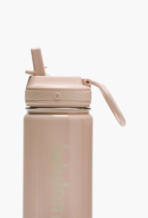 Nutmeg/Light Ivory - Back to Life Sport Bottle 18oz Straw Lid Shine